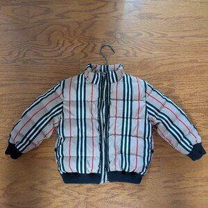 Authentic Burberry Toddler Puffer Jacket (Size 3Y / 98cm) — NEW